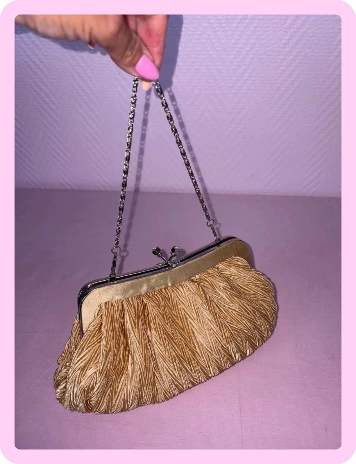 Petit sac de soirée doré